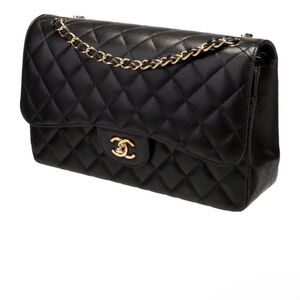 Chanel Black Quilted Leather Bag